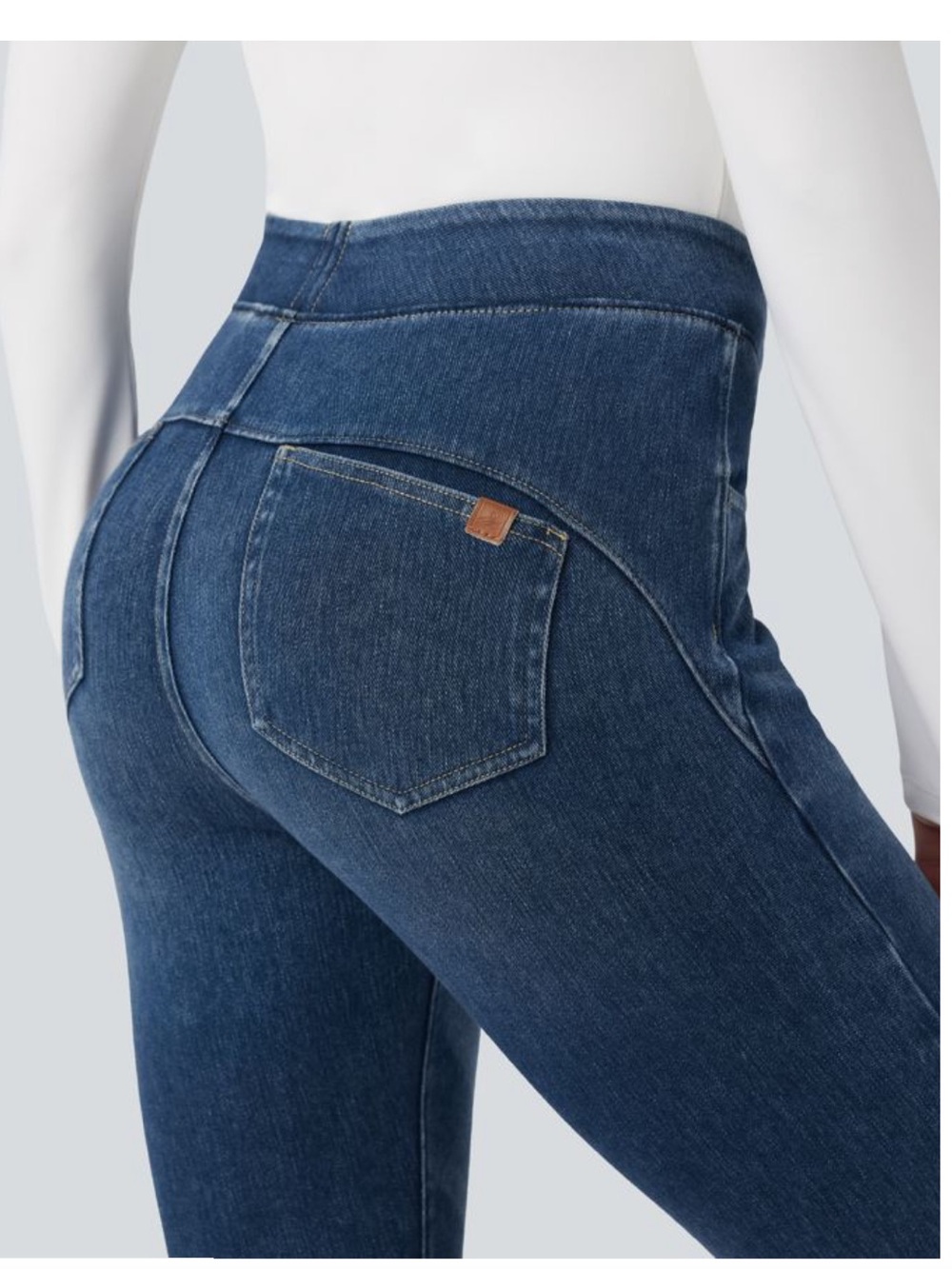 Halara Flex™ High Waisted Denim Casual Leggings with Pockets